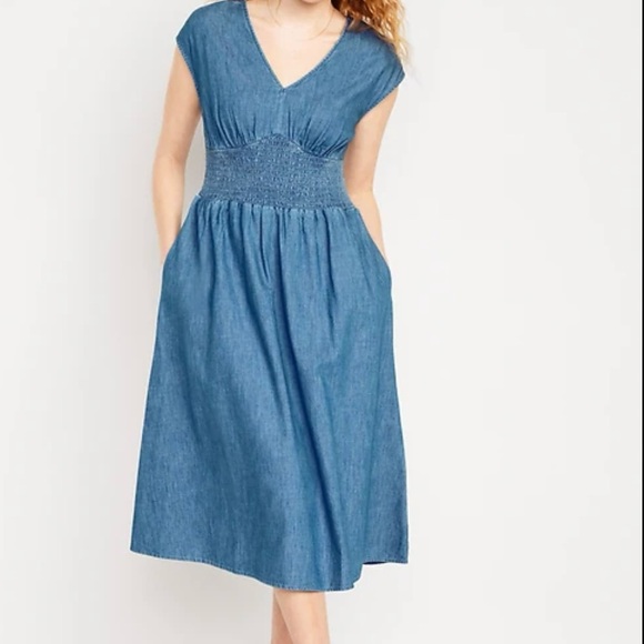 Blue Denim Dress - Picture 1 of 4